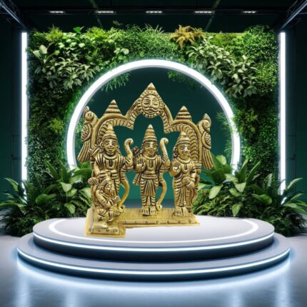 পিতলের এন্টিক ডিজাইনের রাম দরবার বিগ্রহ – ৪ ইঞ্চি