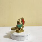 পিতলের ময়ূর প্রদীপ – পূজা, হোম ডেকোর ও উপহার দেওয়ার জন্য একেবারে উপযুক্ত - Image 2