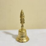 পিতলের বড় ঘণ্টা | ৯.৫ ইঞ্চি | ১ কেজি ৩০০ গ্রাম | পূজা ও শোপিসের জন্য আদর্শ