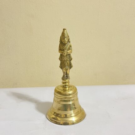 পিতলের বড় ঘণ্টা | ৯.৫ ইঞ্চি | ১ কেজি ৩০০ গ্রাম | পূজা ও শোপিসের জন্য আদর্শ