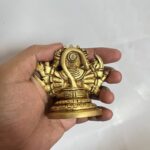 পিতলের প্রঞ্চমুখী হনুমান – ২.৬” | ৩৪০ গ্রাম - Image 3