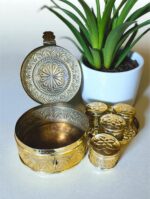 Brass Premium Quality Pandani Box – 750 gm | Handmade | Elegant Design - Image 2