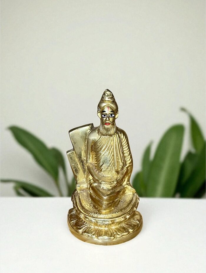 img_4707 পিতলের বাবা লোকনাথ বিগ্রহ – 7" | 1560 গ্রাম | হাতে তৈরি মূর্তি - Image 2