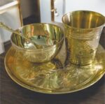 Pure Brass Baby Set – 800 gm | 4 Pieces Pitol Baby Set | Handmade - Image 2