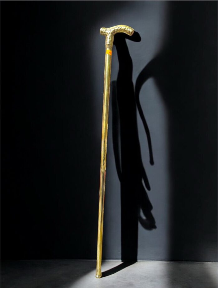 img_4814 পিতলের হাঁটার লাঠি – ৩৮” | ৭০০ গ্রাম | Pure Brass Walking Stick - Image 1