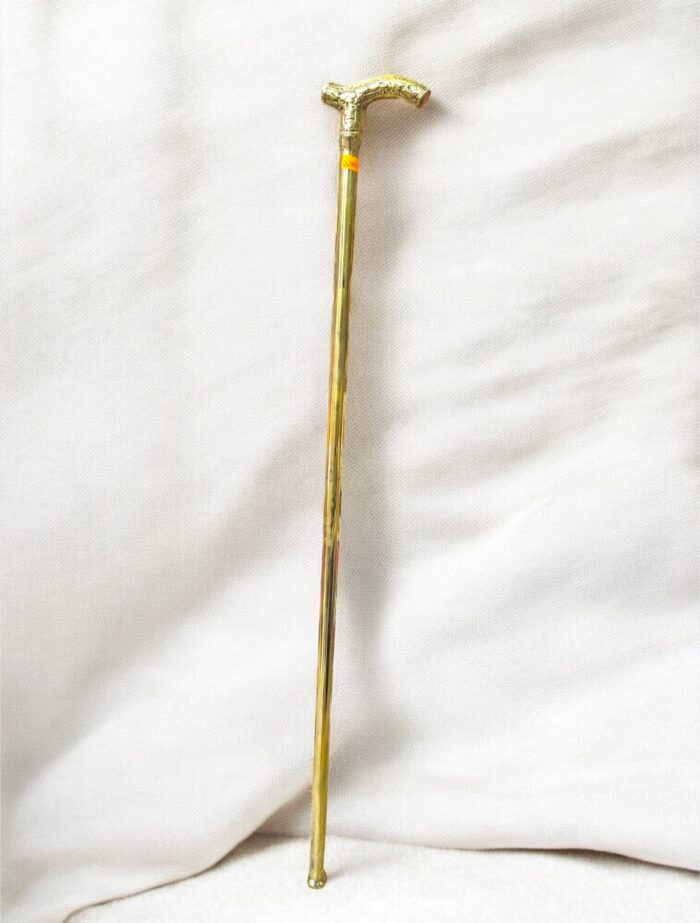 img_4815 পিতলের হাঁটার লাঠি – ৩৮” | ৭০০ গ্রাম | Pure Brass Walking Stick - Image 2