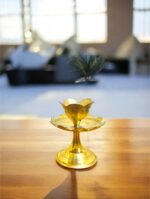 পিতলের ছোট আগরদানী - পূজা, ধূপ জ্বালানো ও ঘর সাজানোর জন্য আদর্শ।