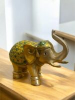 প্রিমিয়াম কোয়ালিটির পিতলের হাতি শোপিস – হোম ডেকোর, সৌভাগ্যের প্রতীক ও উপহার দেওয়ার জন্য পারফেক্ট