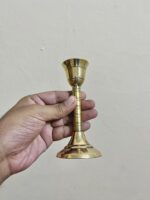 পিতলের মোমদানি । ৫ ইঞ্চি । ১৩৫ গ্রাম