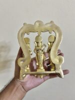 পিতলের তৈরি রাম দরবার শোপিস (৬.৫”, ১১৫০ গ্রাম)। রাম, সীতা, লক্ষ্মণ ও হনুমানের ঐশ্বরিক মূর্তি। হোম ডেকোর ও পূজার জন্য আদর্শ - Image 2