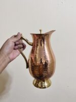 তামার জগ - ২ লিটার - ঢাকনা সহ