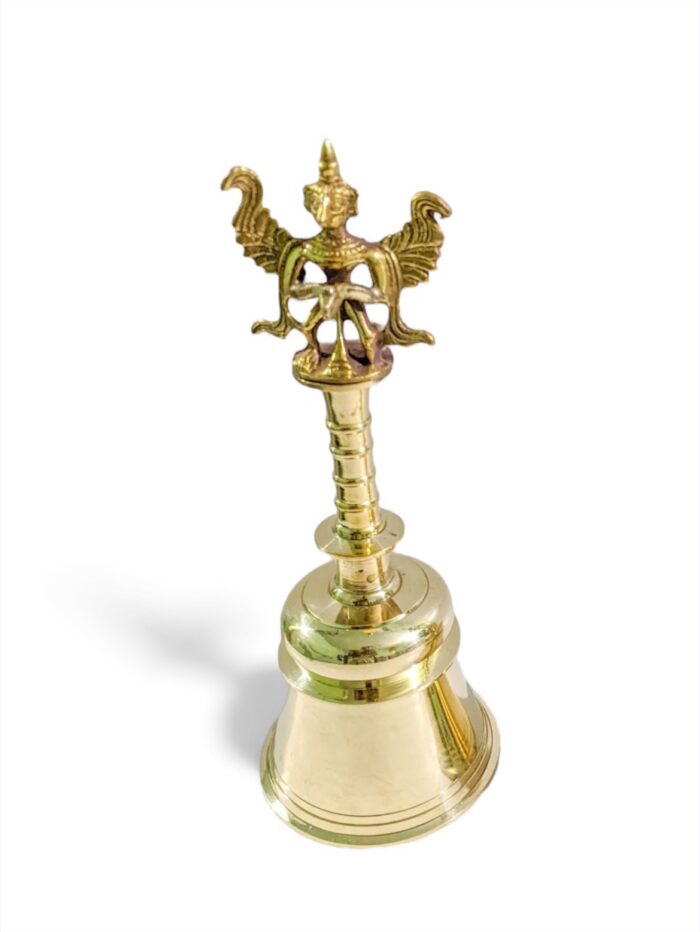 img_5429 পিতলের বড় গুরুড় পাখি ঘণ্টা | ১১ ইঞ্চি | ৯৩০ গ্রাম | পূজা ও শোপিসের জন্য আদর্শ - Image 1