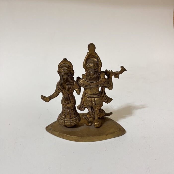 img_7768 Brass Antiques design Radha krisna Statue - Image 2