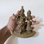 Brass Antiques design Radha krisna Statue - Image 4