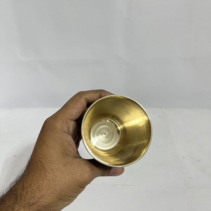Brass Mina kari glass - 350 ml - Image 5