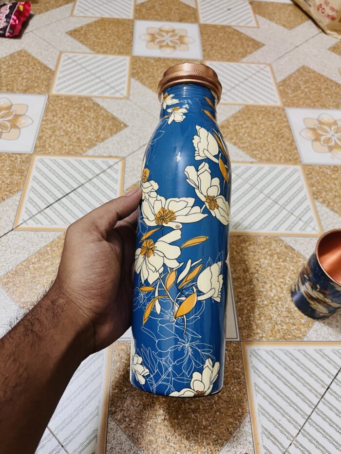 img_6177 copper water bottle 1 litres - Image 1