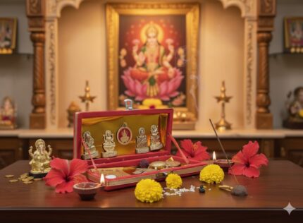 Maha Shree Dhan Laxmi Kuber Bhandari Yantra Generate A Source Of Income For You Decorative Showpiece