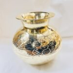 পিতলের নকশা ঘটি - ৮০০ মিলি - ৯০০ গ্রাম - Image 2