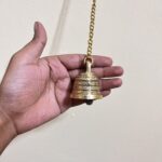 পিতলের ছোট ঘণ্টা - চেন সহ - ১৫” - ১৬০ গ্রাম - Image 2