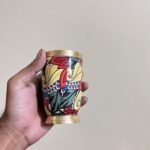 Brass Mina kari glass - 350 ml - Image 3