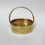 পিতলের ফুলের সাজি - ৭/৫.৫ ইঞ্চি - ২৬০ গ্রাম - Image 3