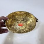 পিতলের ফুলের সাজি - ৭/৫.৫ ইঞ্চি - ২৬০ গ্রাম - Image 2