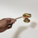 পিতলের ইন্ডিয়ান প্রদীপ - ৬.৫ ইঞ্চি- ৯৮ গ্রাম - Image 4