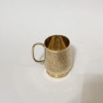 Brass Mughal Design Mug - 500 ML - 330 gm - Image 8