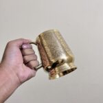 Brass Mughal Design Mug - 500 ML - 330 gm - Image 7