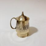 পিতলের ডাকনা সহ মগ - ৪৫০ মিলি - ৪২০ গ্রাম