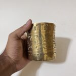 পিতলের নকশা গ্লাস - ইউনিক ডিজাইন - ৫০০ মিলি - Image 4