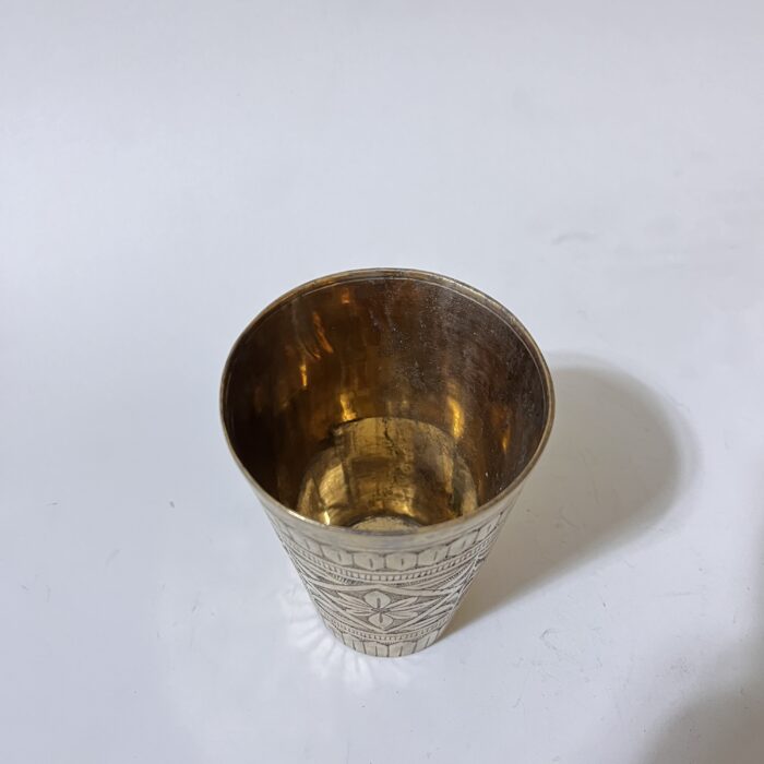 img_7784 পিতলের পুরনো গ্লাস- ৬০০ মিলি- ৬৪০ গ্রাম - Image 3