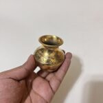 পিতলের ছোট ঘট- ২.৫ ইঞ্চি- ৭৮ গ্রাম - Image 2