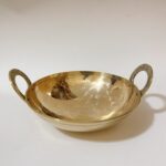 পিতলের ইন্ডিয়ান কড়াই- ৯.৫ ইঞ্চি- ১ কেজি ২৭০ গ্রাম