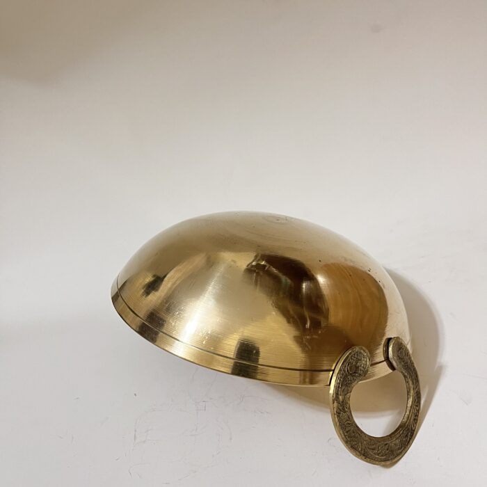 পিতলের ইন্ডিয়ান কড়াই- ৯.৫ ইঞ্চি- ১ কেজি ২৭০ গ্রাম - Image 3