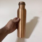 Pure Copper water bottle - 1 litre - 230 gm - Image 4