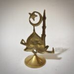This is a decorative metal ornament, often used for home decor or as a gift, especially during Islamic holidays like Eid and Ramadan - Image 2