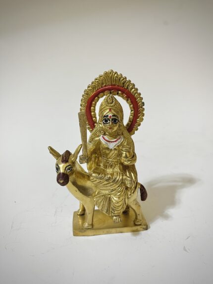 পিতলের শীতলা দেবী - ৬.৫ ইঞ্চি - ৭৬০ গ্রাম