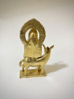 পিতলের শীতলা দেবী - ৬.৫ ইঞ্চি - ৭৬০ গ্রাম - Image 4