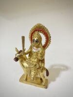 পিতলের শীতলা দেবী - ৬.৫ ইঞ্চি - ৭৬০ গ্রাম - Image 3