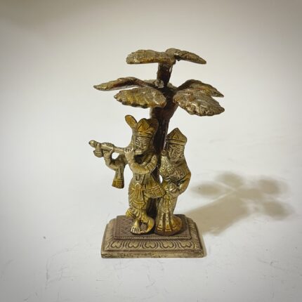 পিতলের রাধা কৃষ্ণ- ৫ ইঞ্চি- ৬২৫ গ্রাম