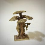 পিতলের রাধা কৃষ্ণ- ৫ ইঞ্চি- ৬২৫ গ্রাম - Image 4