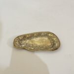 পিতলের পুরনো ট্রে - হাতে নকশা আঁকা - ৭০ গ্রাম - ৭.৫ ইঞ্চি - Image 4