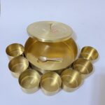 Brass Spice Box Set For Kitchen With Spoon (7 Containers,50 ml Each) with 1 Spoon - Image 2