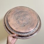 তামার পুরনো থালা- পলিশ করা হয়েছে- ১৫ ইঞ্চি - ১ কেজি ১৮০ গ্রাম - Image 2