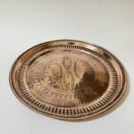 তামার পুরনো থালা- পলিশ করা হয়েছে- ১৫ ইঞ্চি - ১ কেজি ১৮০ গ্রাম - Image 3