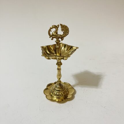 South indian Brass Small Prodip - 7 inches - 215 gram