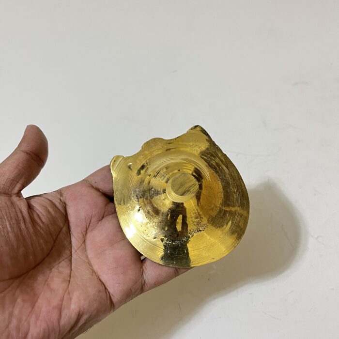 পিতলের কুলা প্রদীপ - ৩.৪ ইঞ্চি - ১৭০ গ্রাম - Image 4