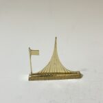 brass model of the Jatiyo Smriti Soudho, the National Martyrs' Memorial of Bangladesh - 5 inches - 125 gram