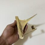 brass model of the Jatiyo Smriti Soudho, the National Martyrs' Memorial of Bangladesh - 5 inches - 125 gram - Image 3